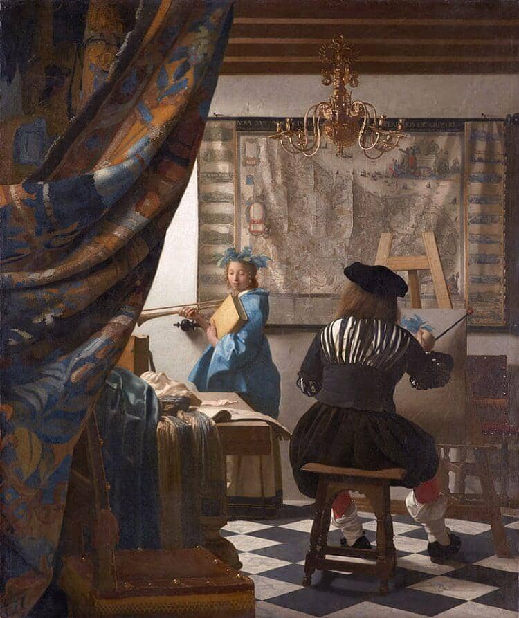 The Art of Painting, 1666 by Johannes Vermeer